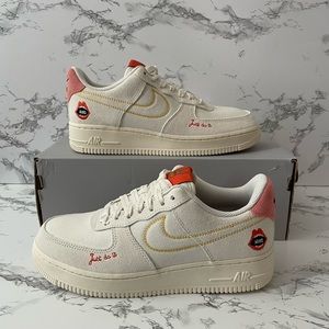 Nike Air Force 1 07 Peace Rock ‘n’ Roll Beige Coral
